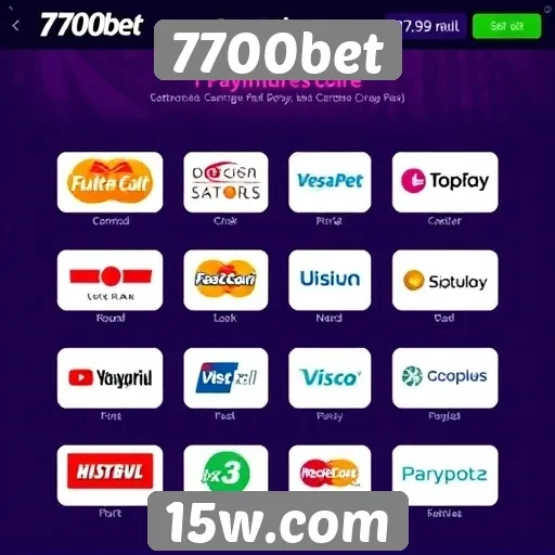 Análise das opções de pagamento no 7700bet